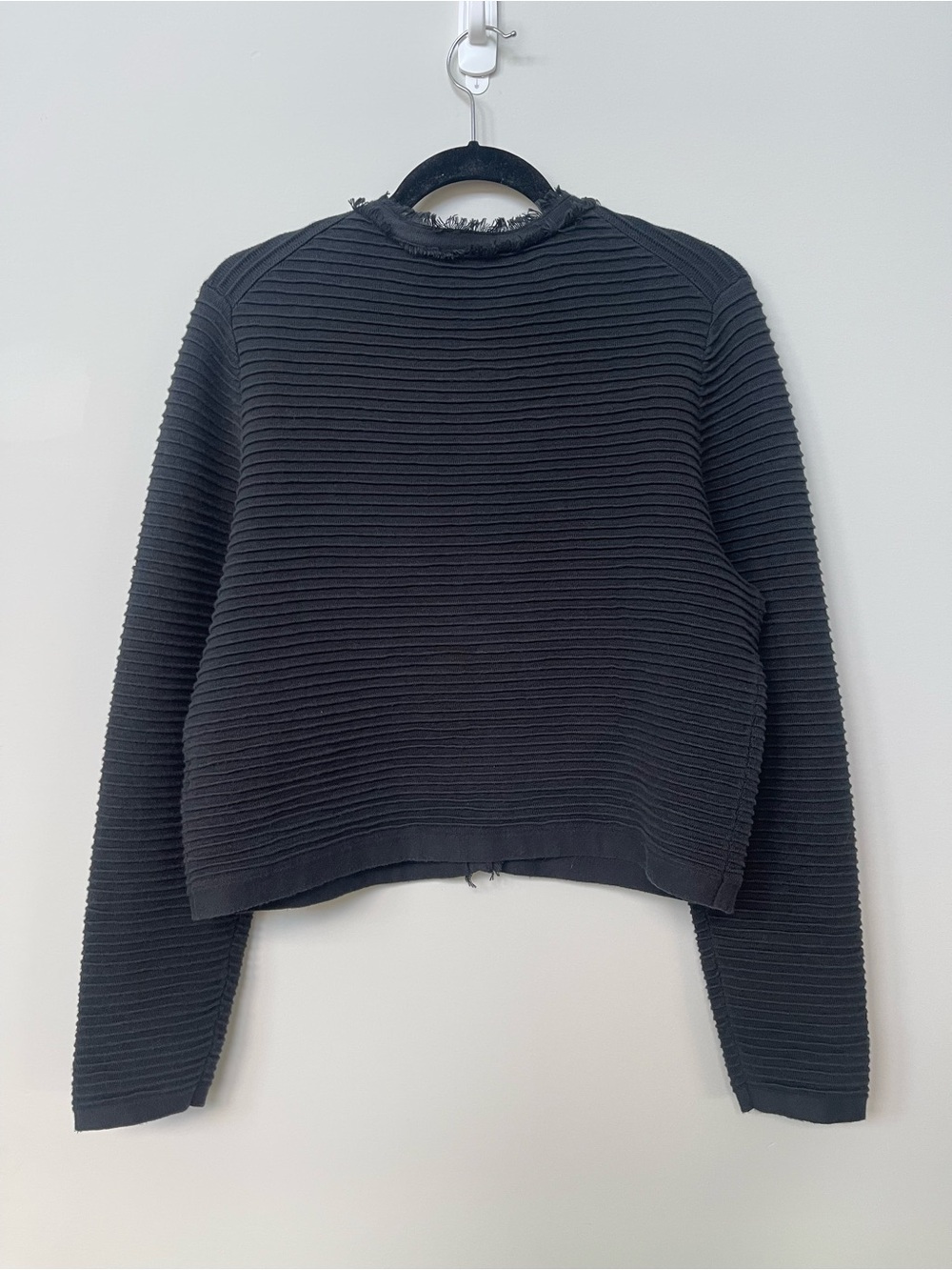 J. Crew | Black Emilie Sweater Lady Jacket - Picture 7 of 7